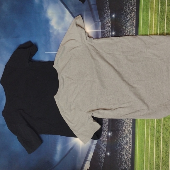 Jordan - Black gray lot of 2 Jordan tees size large - Picture 4 of 4